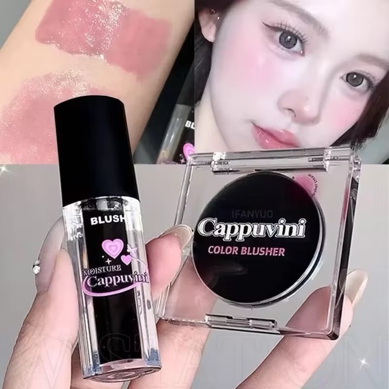 M463 Caapuvini บลัชออน Blush เปลี่ยนสีตามอุณหภูมิ เนื้อดี สีสวย กันน้ำ ติดทนนาน