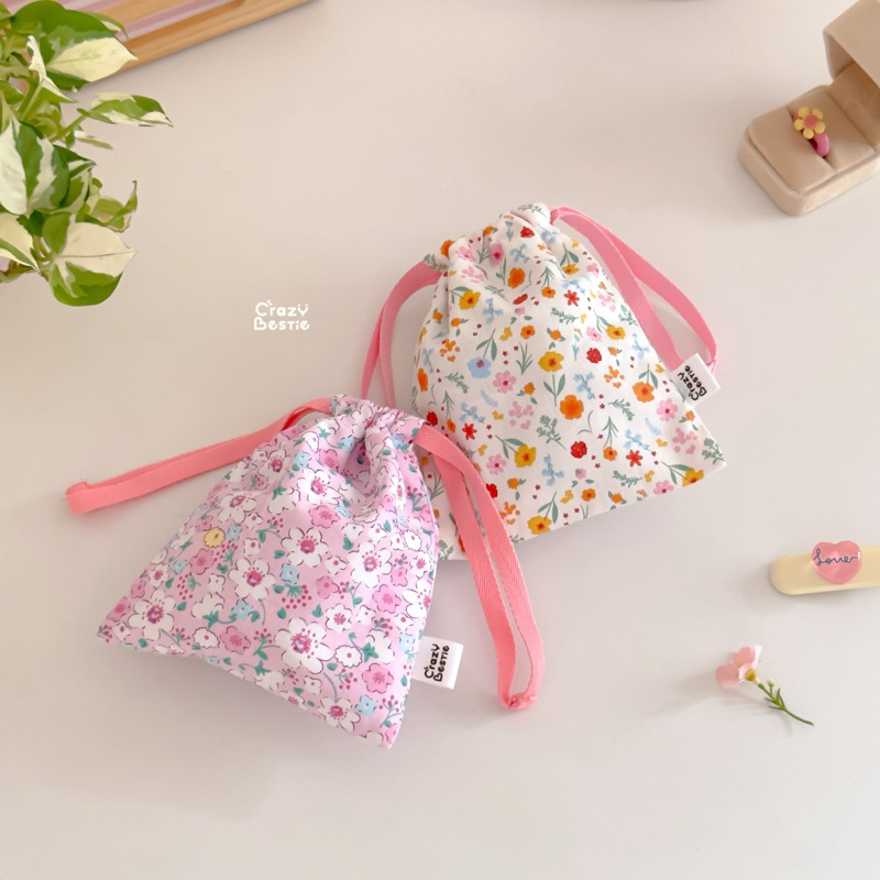 Crazy Bestie🌷กระเป๋าหูรูดลายน่ารัก•มี 2 ขนาด (CB45)