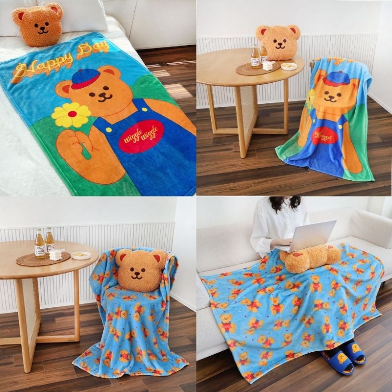 ( พร้อมส่ง ) Wiggle Wiggle Blanket ผ้าห่มอเนกประสงค์