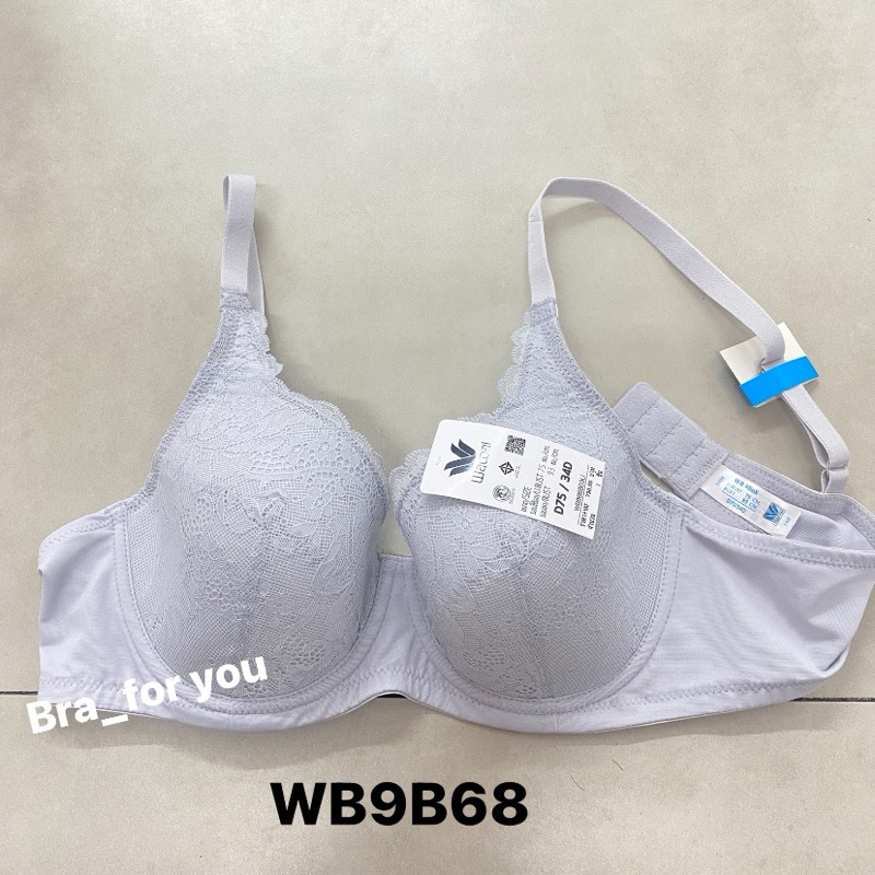 Wacoal เสื้อชั้นใน เบสิค มีโครง รุ่น WB9B41 ,WB9B68 ปกติ 690.-
