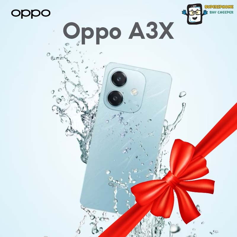 OPPO A3x (4+128GB)น้องเล็ก Spec Wow!!(By Shopee  SuperTphone1234)