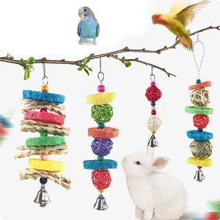 ขายของเล่นนก คอนลับเล็บ/ชิงช้า/สะพาน/บันได/ไม้แอปเปิ้ล มากกว่า10 แบบ คอนนกไม้ธรรมชาติ