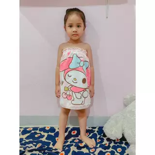 Ponrawin Shop กระโจม ผ้าขนหนูนาโน เด็กเล็ก 1-3 ขวบ เด็กโต 4-6 ขวบ พร้อมส่ง