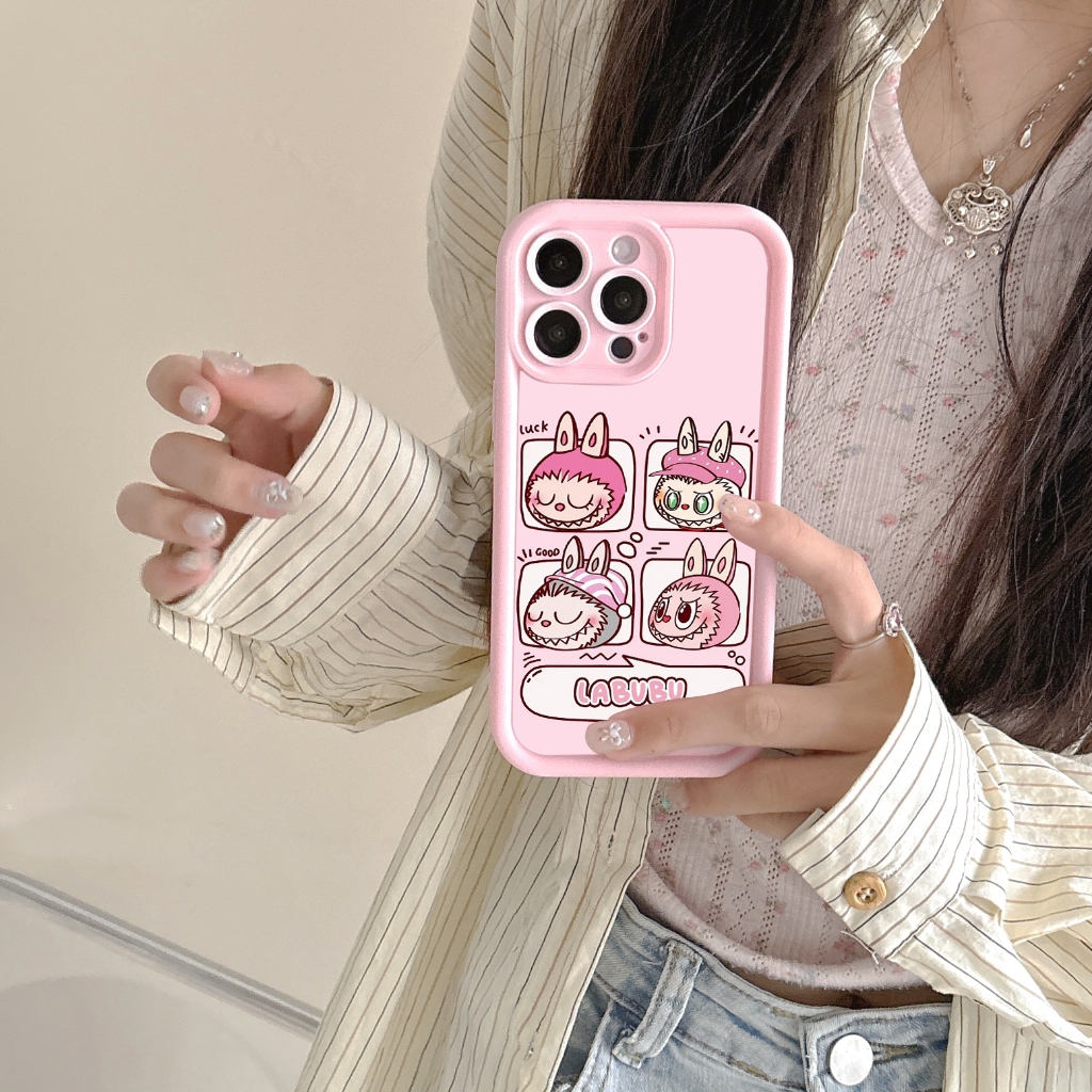 ซื้อ1แถม1 เคสไอโฟน13 7 8 11 12 14 15 16 16Pro 16Plus 16ProMax X XS XR labubu popmart กันกระแทก iPhon