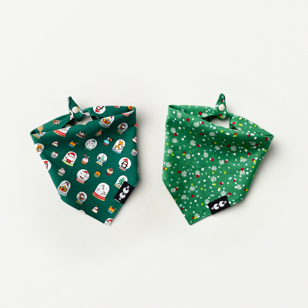 HO.OH - Christmas Collection - Winter Greens - ผ้าพันคอคริสมาสต์ ผ้าพันคอหมา ผ้าพันคอแมว