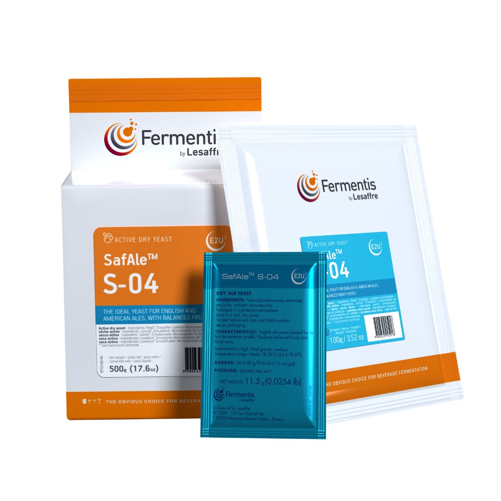 ยีสต์ทำเบียร์ Fermentis SafAle S-04