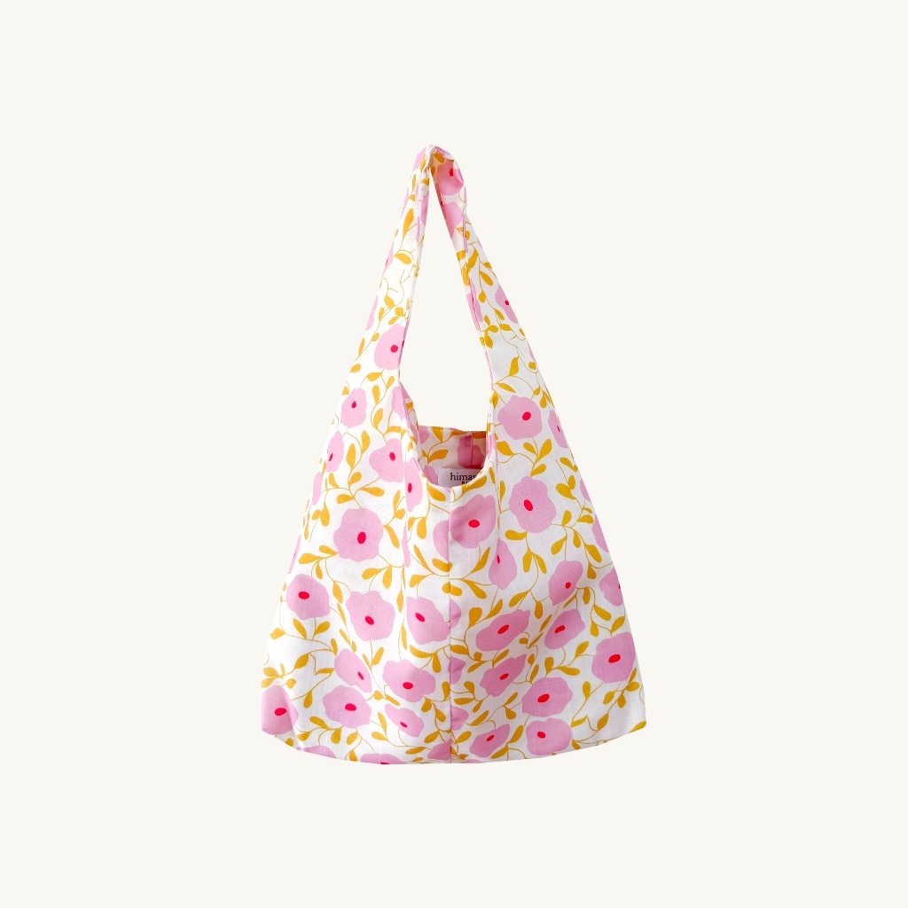 Himawari Baggu Carnation Poppy Semi Bag