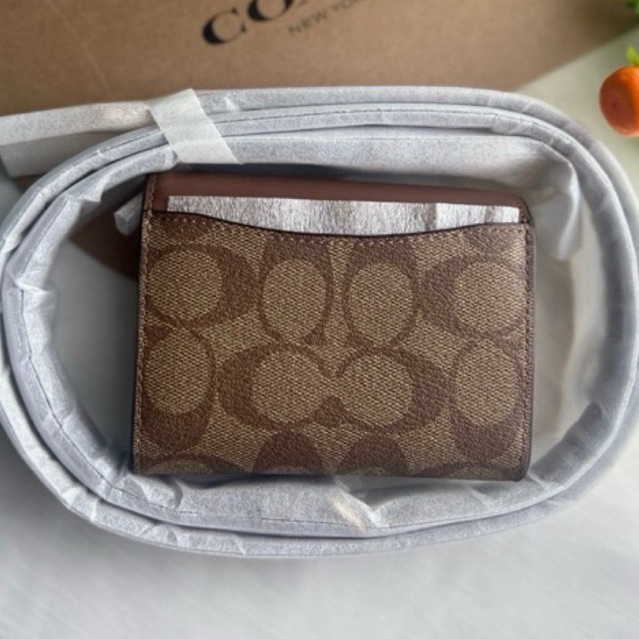 ^_^ ลดเพิ่มทุกวัน:โค้ดคุ้ม Xtra+ส่วนลดร้านค้า^_^พร้อมส่งที่ไทยแท้ 100% COAC H Mini Enve lope Wallet