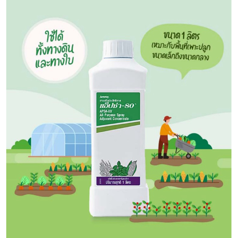 แอ็ปซ่า-80 ยาจับใบ ของแอมเวย์ ขนาด 1 ลิตร