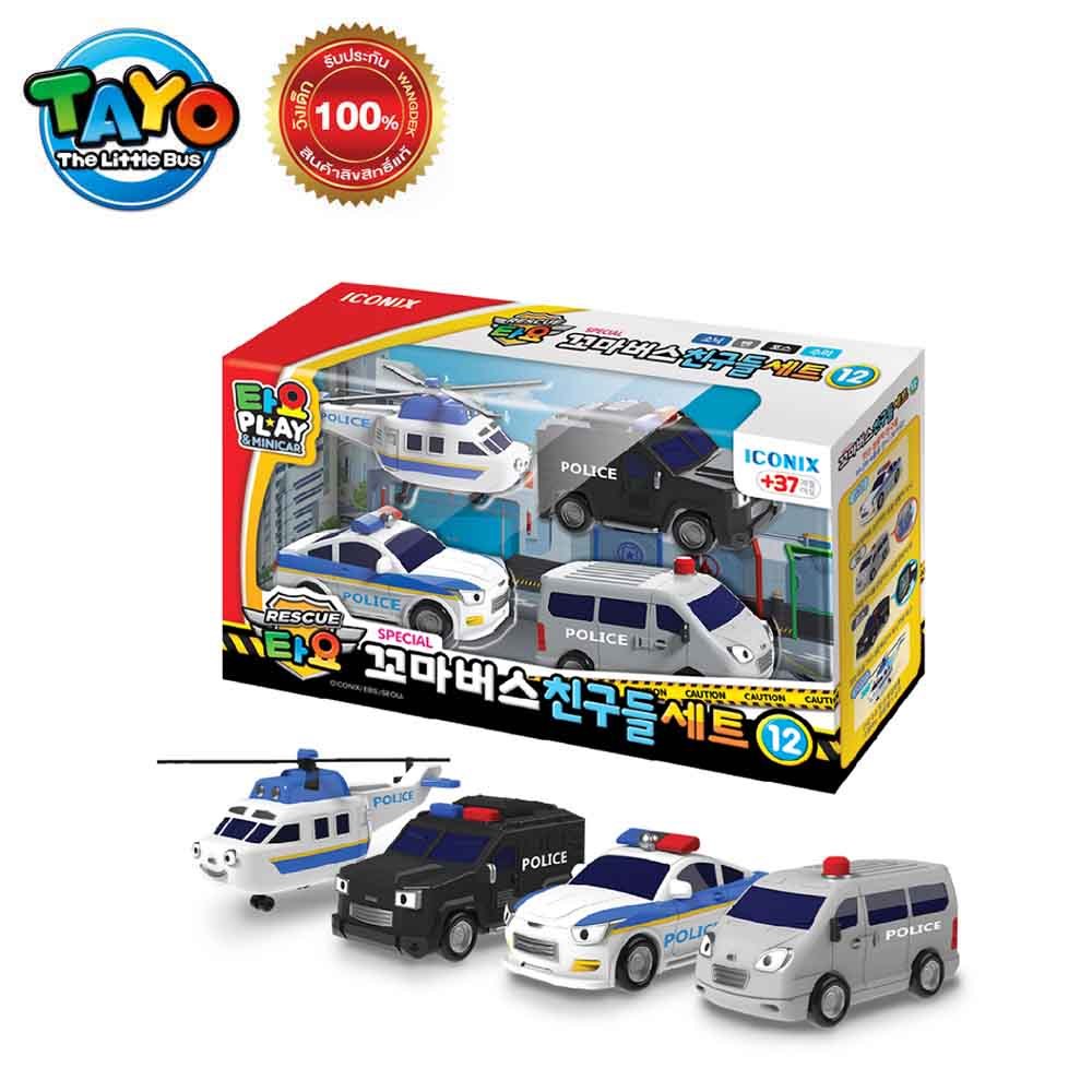 Tayo Little Bus' Friends 12 Mini Tayo Rescue ทาโย ลิตเติ้ล บัสเฟรนด์ส ชุดที่12 รถของเล่นเด็ก TYT123001