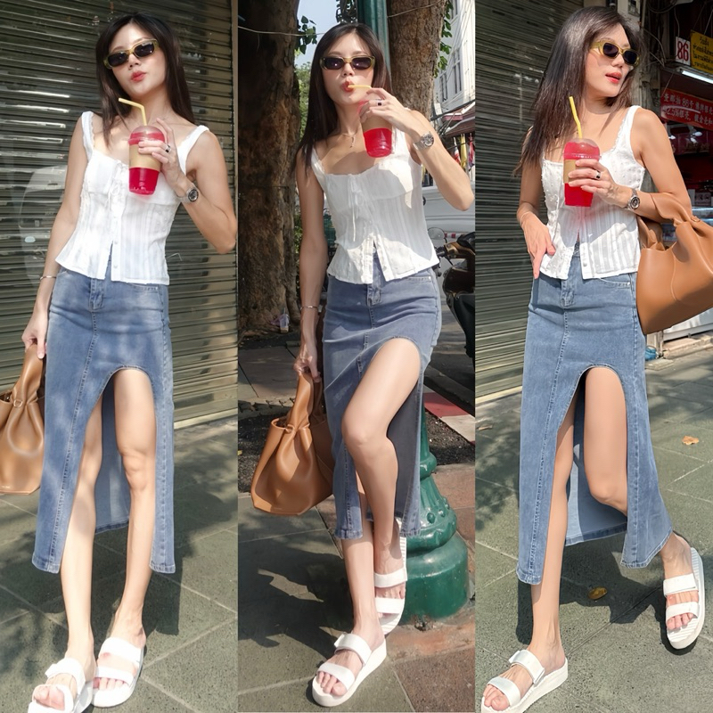 DRIPER SKIRT(3-5วันจัดส่ง)