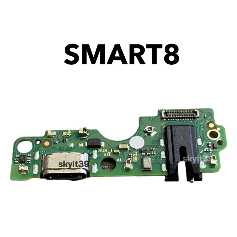 แพรตูดชาร์จ แพรตูด infinix Smart 8 /smart7แผงตูดชาร์จไฟ อะไหล่แท้ smart7