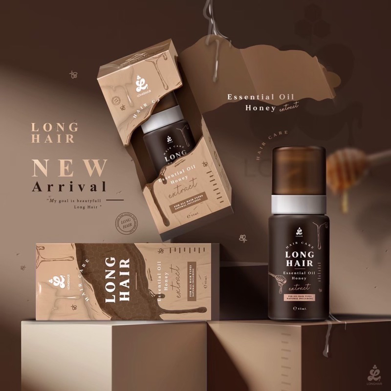 Essential Oil น้ำตบผม long hair บำรุงผม ยาวไว ปกป้องผมจากความร้อน