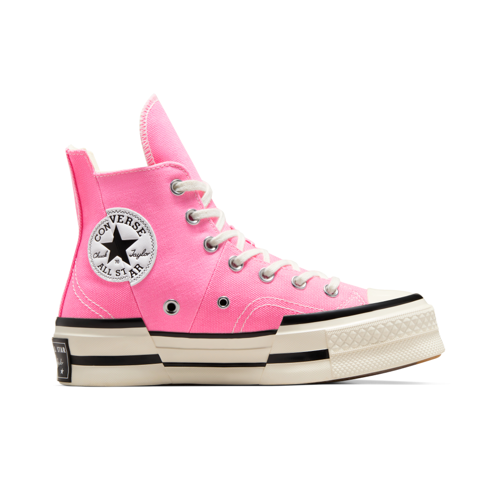 CONVERSE รองเท้าผ้าใบ CHUCK 70 PLUS SEASONAL COLOR HI PINK UNISEX A05466CU_H3PIXX