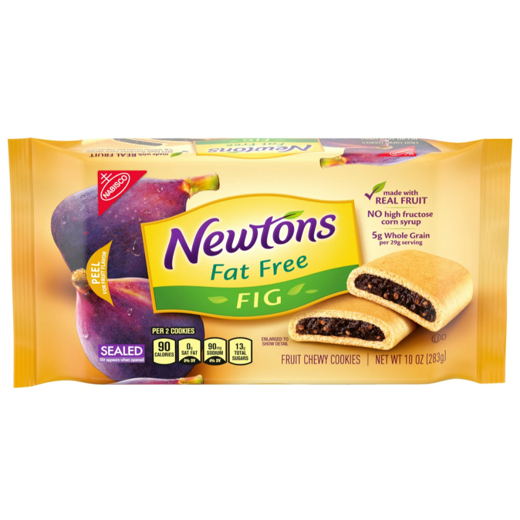 Newtons Fat Free Soft & Fruit Chewy Fig Cookies, (Fig Bars), 283g / นิวตันส์ แฟต ฟรี ฟิก