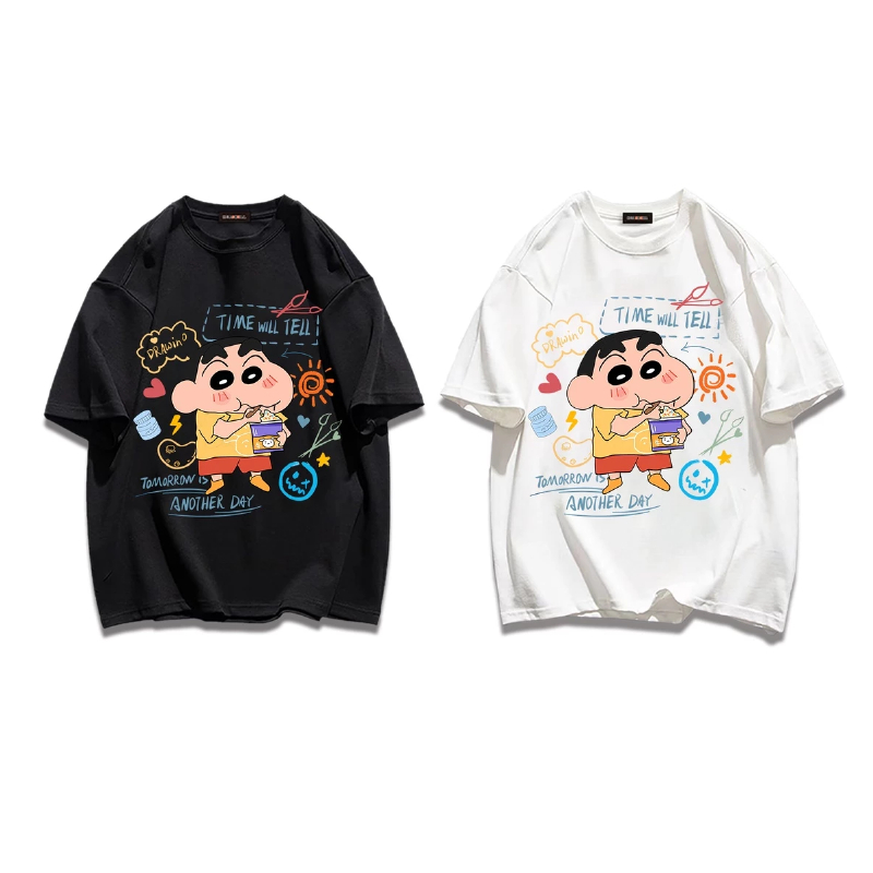 เสื้อยืดพิมพ์ลาย สำหรับผู้หญิง ผ้าคอตตอน 100% M-2XL