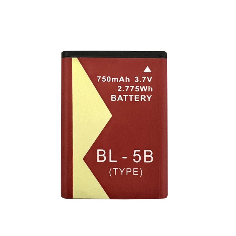 KiTBEEZ KC-2/KP-1/KF-1/KF-2 แบตเตอรี่กล้องดิจิตอล BL-5B 750mAh แบตเตอรี่เพิ่มเติม Extra Camera Battery