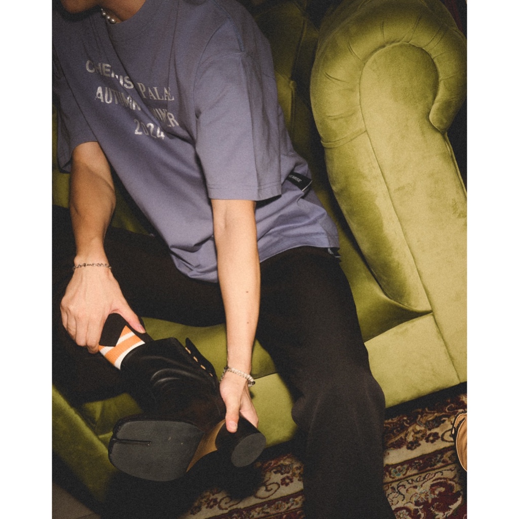 CHEMISE LOL Washed Navy T-Shirt