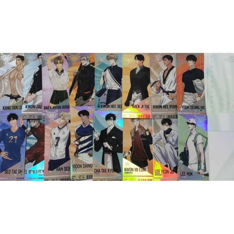 ตั๋ว​ Team Lezhin Match Ticket ตั๋วสุ่มteam lezhin ticket​  Lezhin​ซองสุ่มmanhwa