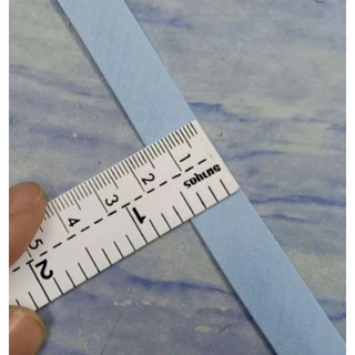ผ้ากุ๊นเนื้อคอตตอนขนาด 1/2นิ้ว=1.5cm ขายเป็นม้วน (36หลา) เนื้อเนียนละเอียดใช้งานง่ายสีไม่ตก