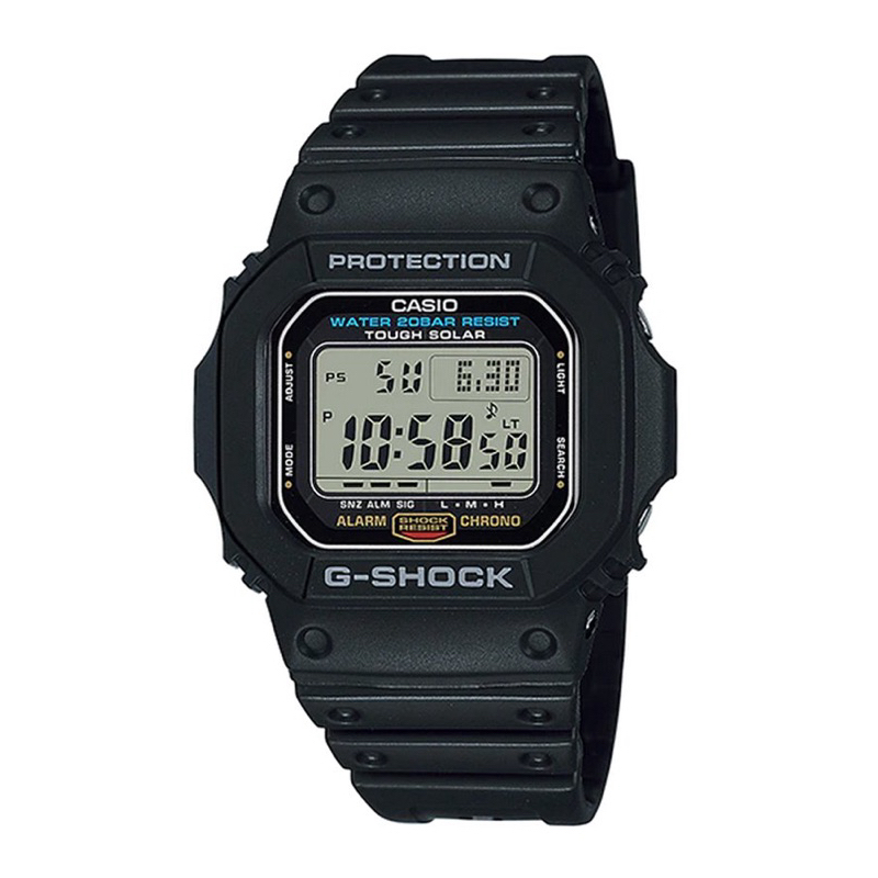 Casio G-Shock นาฬิกาข้อมือผู้ชาย สายเรซิ่น รุ่น G-5600UE-1 - สีดำ