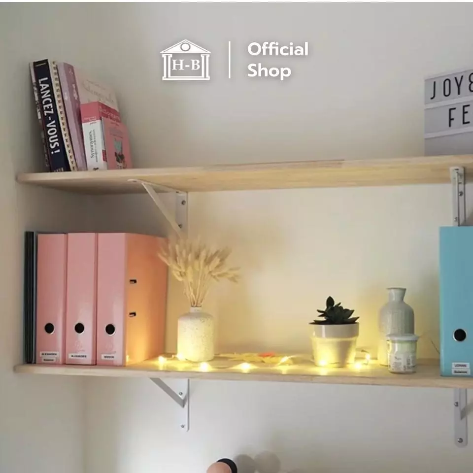 Home Best ชั้นวางไม้พาราแท้ DIY อเนกประสงค์ หนา 20mm thumbnail 3