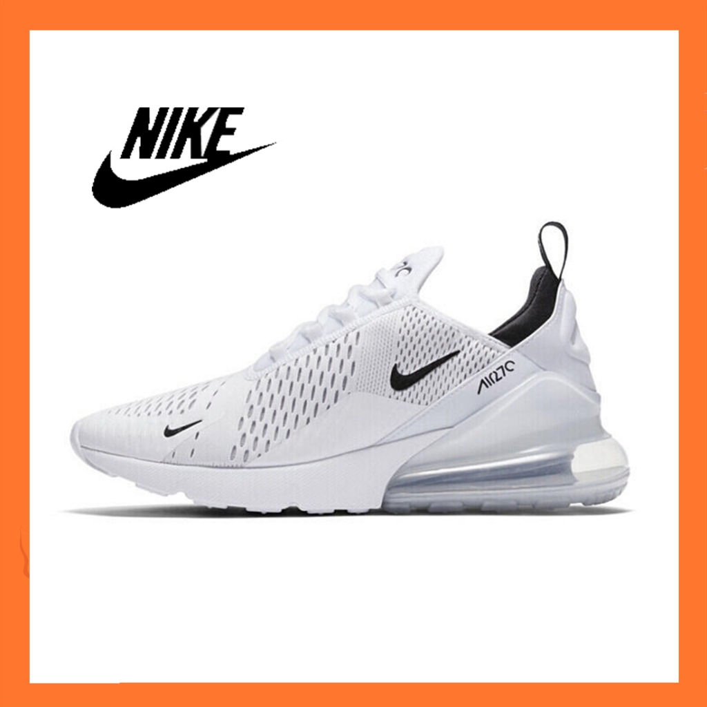 โปรโมชั่นในราคาต่ำ Nike Air Max 270 รองเท้าผ้าใบ ใส่ได้ทั้งผู้หญิง&ผู้ช้าย