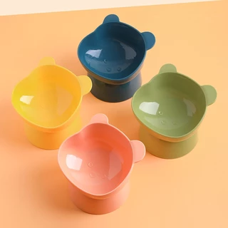 Petcho ชามอาหารสัตว์ ทรงเอียง ชามอาหารหมา ที่ใส่อาหารสัตว์เลี้ยง ชามสัตว์เลี้ยง อุปกรณ์ให้อาหารสัตว์ เอียง 15 องศา
