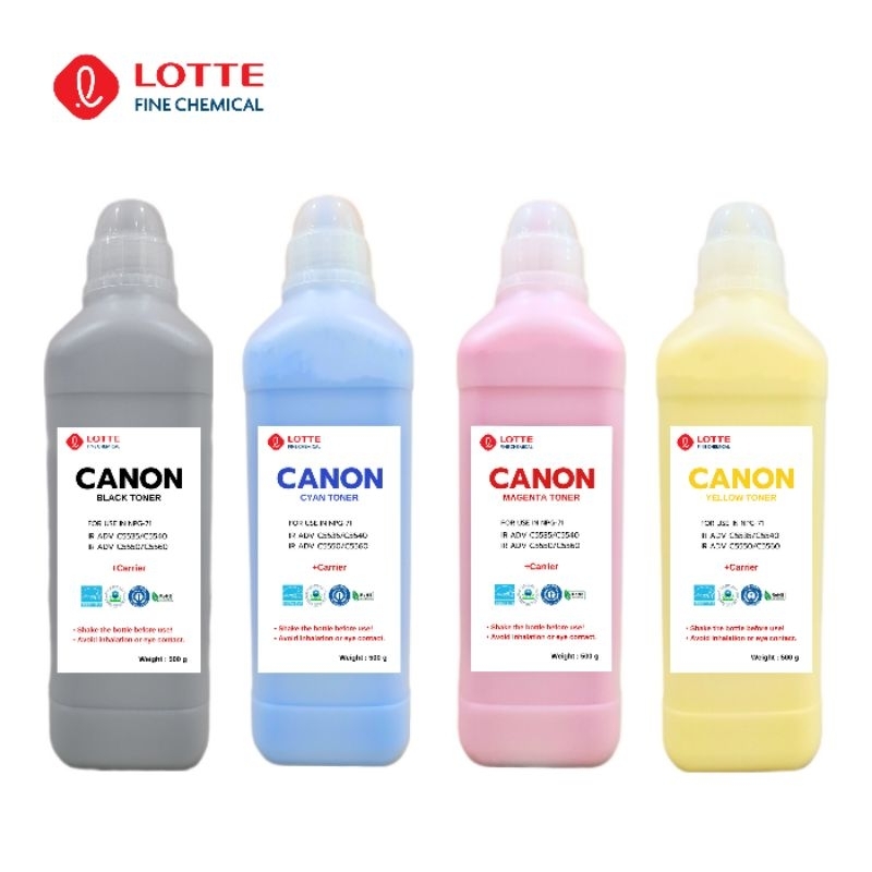 ผงหมึกCANON (500G) IR ADV C5535/C5545/C5550/C5560 LOTTE CHEMICAL พร้อมส่ง