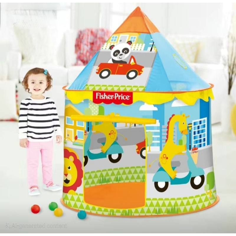 เต็นเด็ก Fisher-Price (กล่องบุบ)