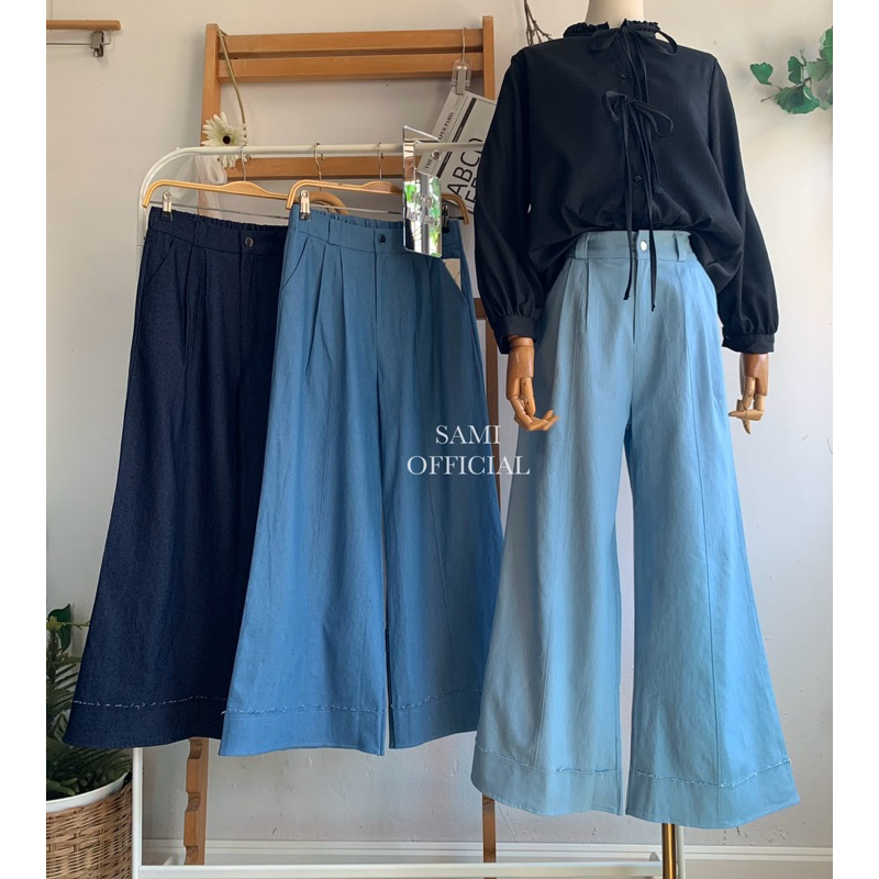 Jimmy jeans (lady269) กางเกงยีนส์ขากระบอกใหญ่