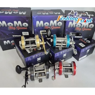 WEEBASS MOMO BIG GAME เบอร์ 6000 รอกเบททรงกลม รอกตกปลาบึก ปลาสวาย งานทะเล พร้อมประกันศูนย์วีเกียรติ