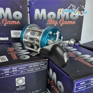 WEEBASS MOMO BIG GAME เบอร์ 6000 รอกเบททรงกลม รอกตกปลาบึก ปลาสวาย งานทะเล พร้อมประกันศูนย์วีเกียรติ