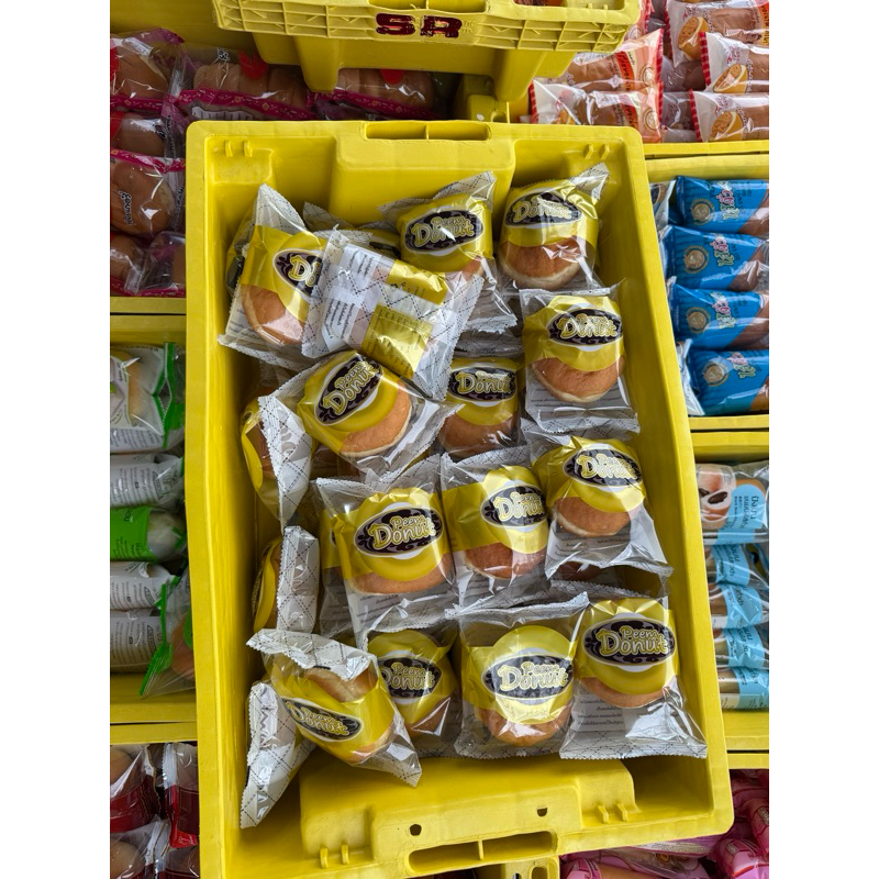 ⚠️ สินค้าพร้อมส่ง ✔️ โดนัทพรีมเบเกอร์รี่ ใส้น้ำสลัด อร่อย ( ยกตะกร้า 30 อัน )