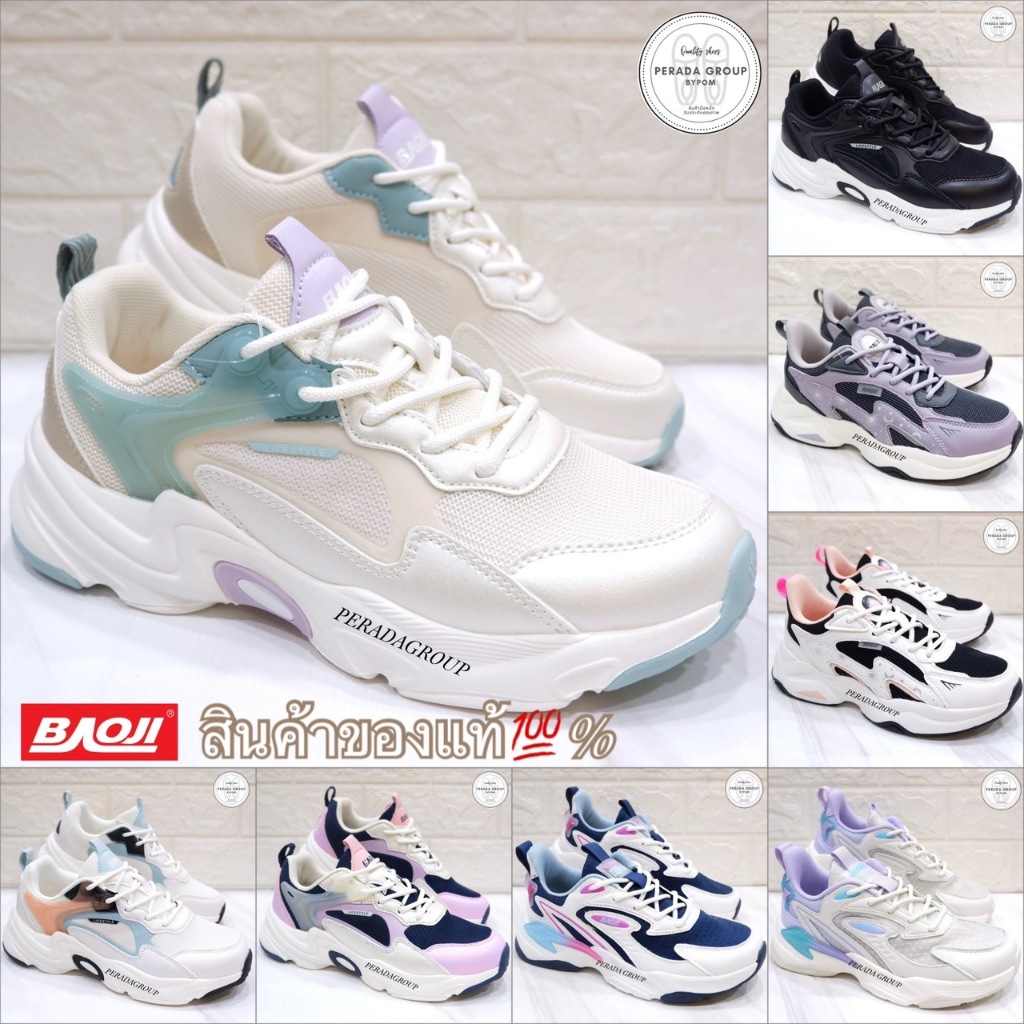 Sale Baoji แท้ % รองเท้าผ้าใบ รองเท้าสนีกเกอร์ รุ่น BJW1010 / BJW1002 / BJW1037 ไซส์ 37- 41