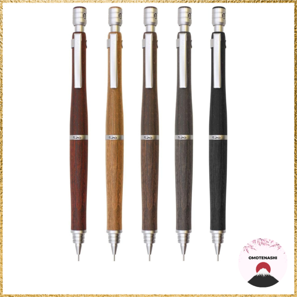 Pilot Sharp Pencil S20 0.5mm Deep Red P-HPS2SK-DR5 / Mahogany P-HPS2SK-MA5 / Black P-HPS2SK-B5