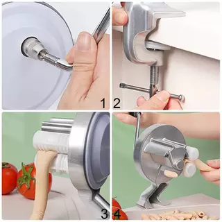 เครื่องทำครองแครง ทำพาสต้าโนชิ DIY ZB-2413 แบบมือหมุน