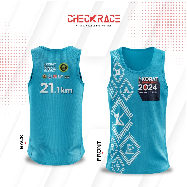 เสื้อวิ่งแขนกุด The Mall Korat Marathon 2024 (21K)