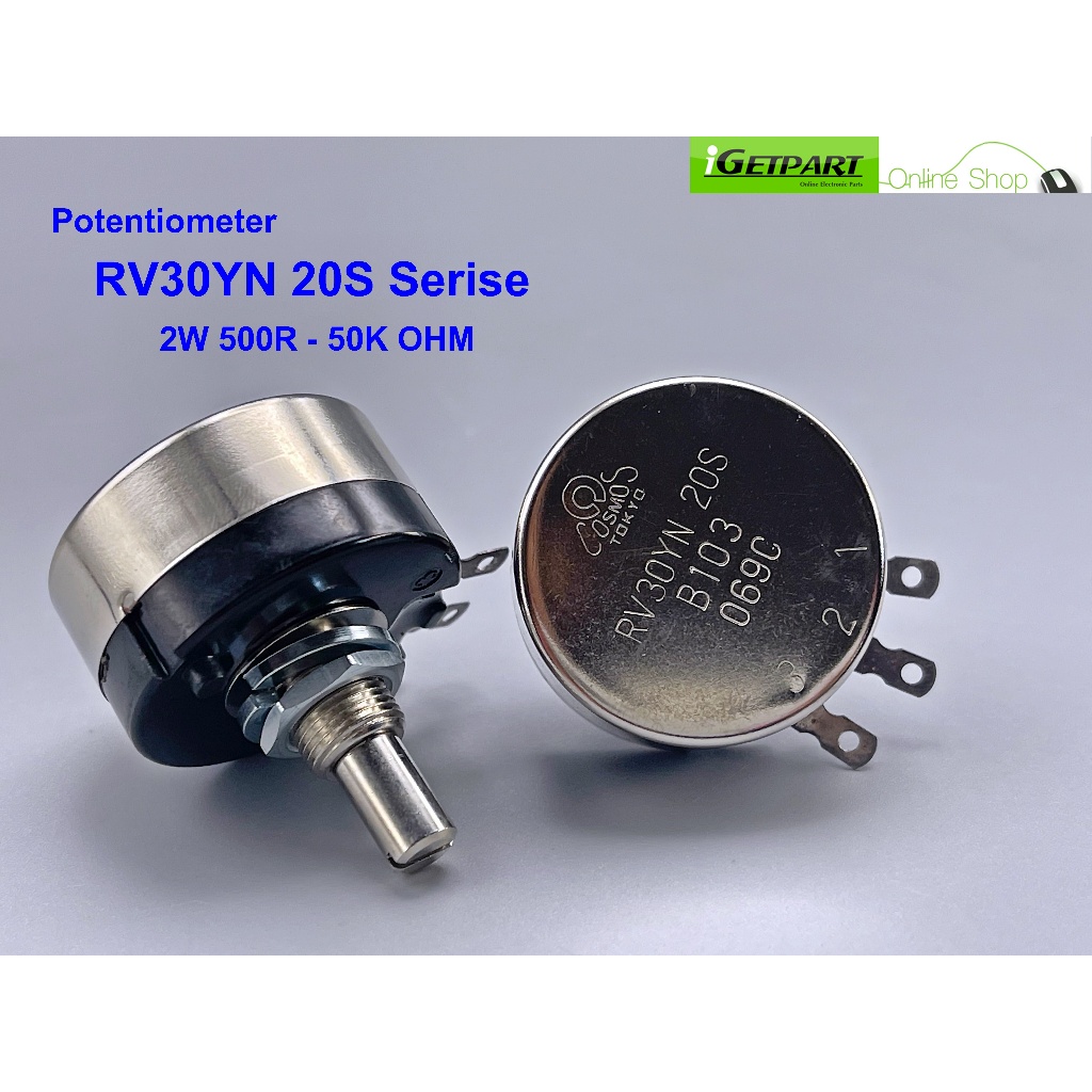 RV30YN 20S วอลลุ่ม ยี่ห้อ TOCOS 2WATT 10K 20K 50K