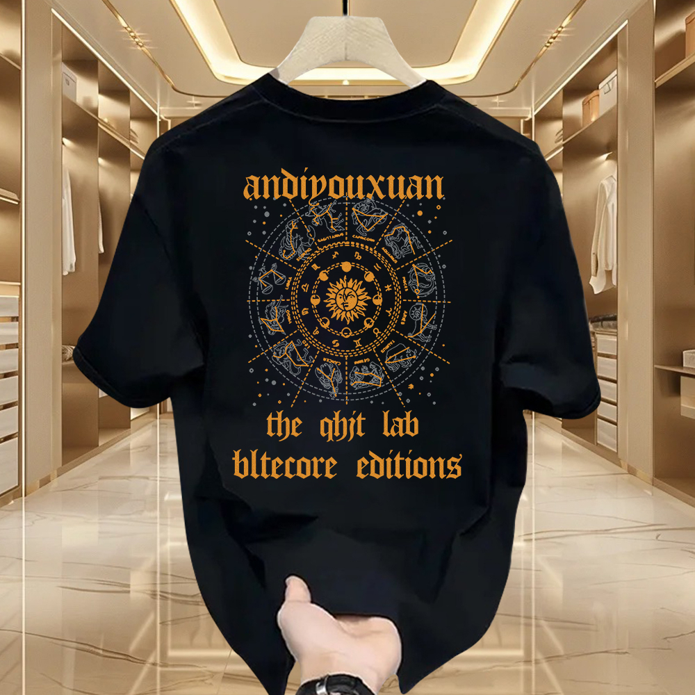 You-T🎃 เสื้อยืดผู้ชาย คุณภาพสูง เสื้อยืดโอเวอร์ไซส์ สวมใส่สบาย ไม่หดตัว ผ้าฝ้าย 100% สไตล์ไฮสตรีท