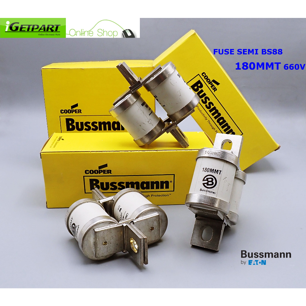 Bussmann ฟิวส์ Semiconductor BS88 180MMT Industrial HRC Fuse 180A 660V