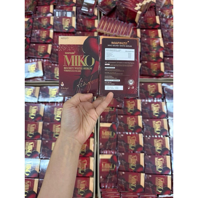 MIKO วิตามินบำรุงน้องสาว ชนิดสอด 6 ซอฟเจล