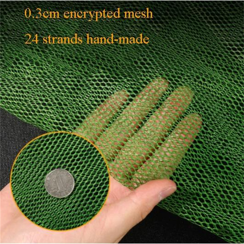 ถุงตาข่ายปลา แบบพกพา ห่อผลไม้ ถุงตาข่ายกันแมลง สามารถเลือกขนาดตามที่ใช้งานได้ Nylon mesh bag - รูปที่ 3