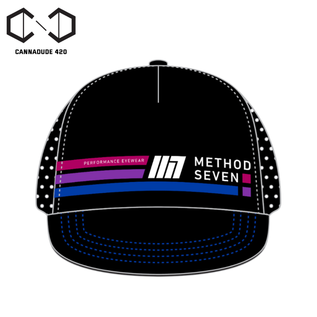 METHOD SEVEN M7 Flat Bill Hat หมวก หมวกแก๊ป หมวกกันแดด หมวก Grower [MED01]