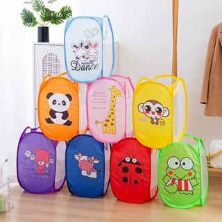 ตะกร้าพับได้ ตะกร้าใส่ผ้า ใส่ของพับเก็บได้พกพาสะดวก