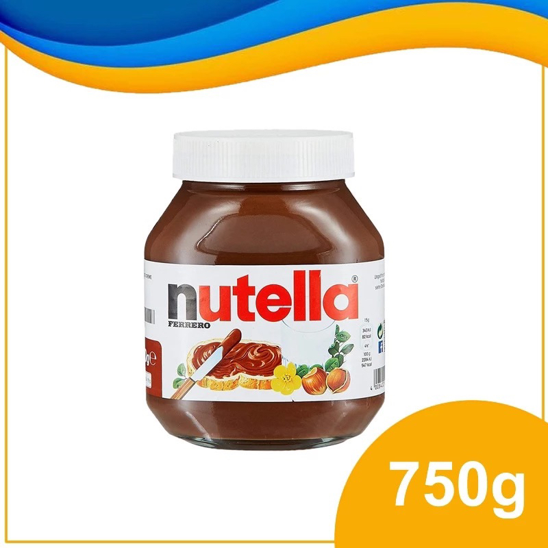 Nutella Jam Hazelnut + Cocoa Spread 750g