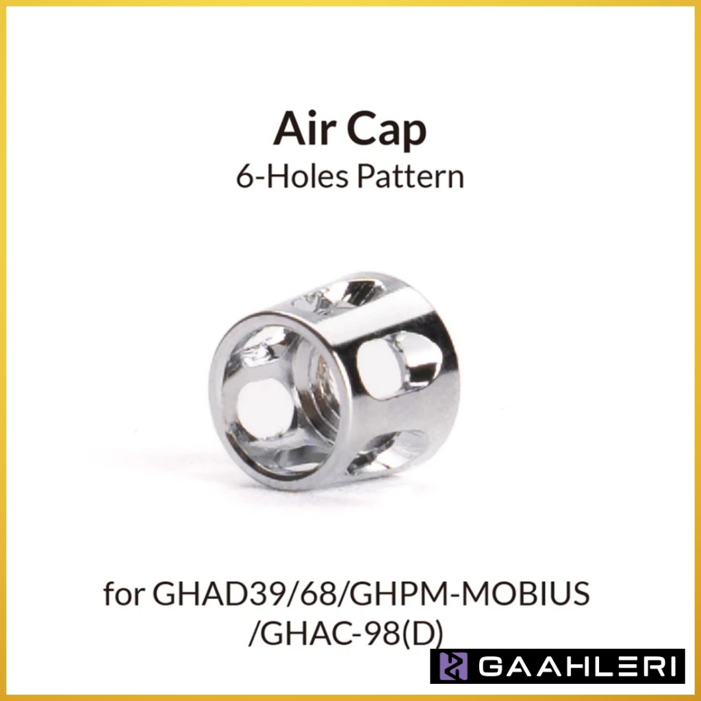 GAAHLERI AIRBRUSH 6-HOLES PATTERN AIR CAP FOR GHAD-39/GHAD-68/GHAC-98D/GHPM-MOBIUS แคป 6 รู