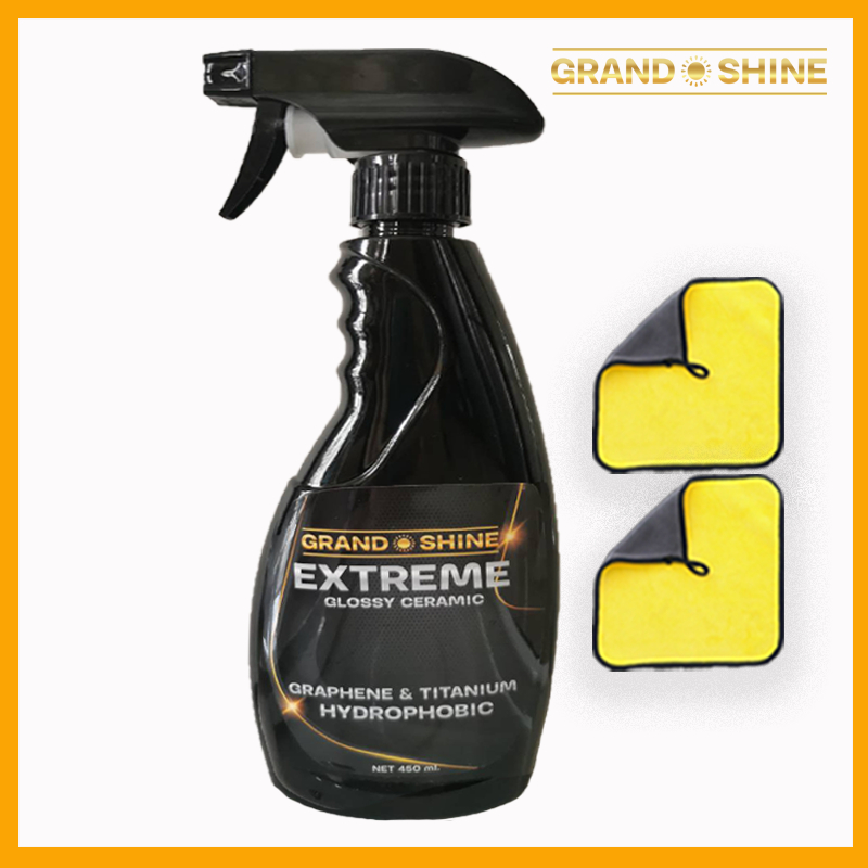 Ceramic Coating ป้องกัน UV น้ำยาเคลือบสีรถยนต์ เคลือบสีรถ Car Wax Super Gloss