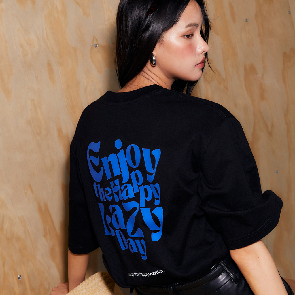 LaZy people.bkk | Enjoy the Laziness เสื้อยืด Oversized 44"