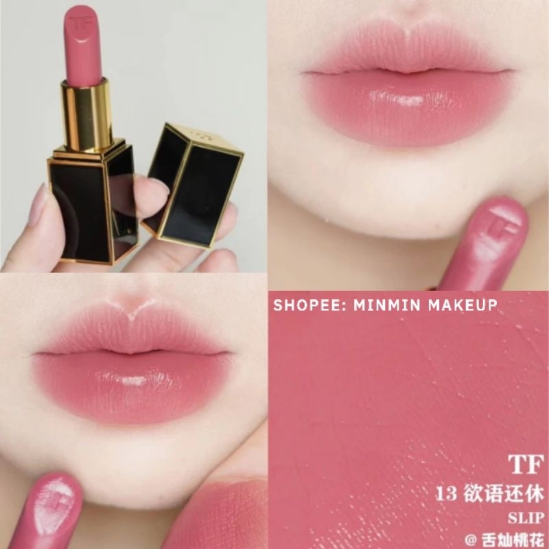 แท้ ((แบ่งขาย))TOMFORD RUNWAY ROSE LIPSTICK สี 13 SLIP แบ่งขายสำหรับทดลอง